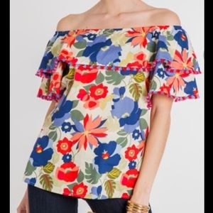 Fringe Off the Shoulder Blouse